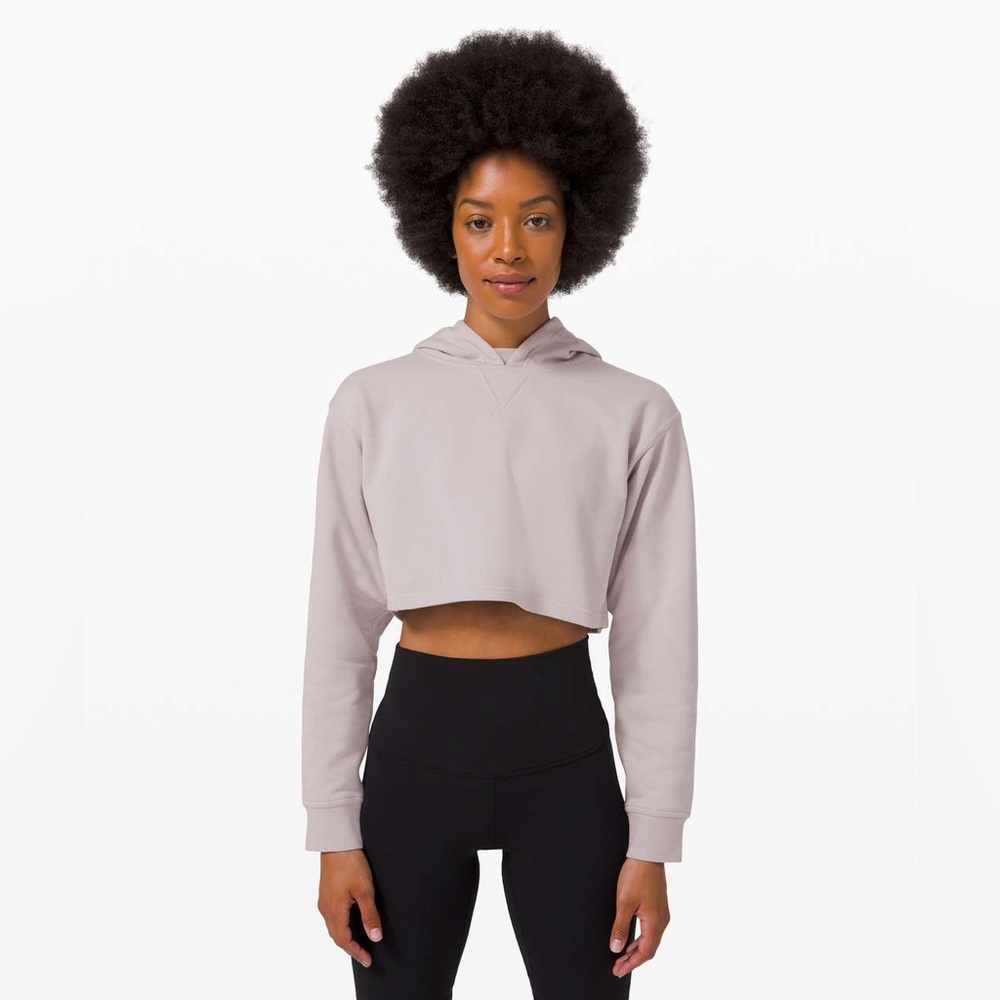 Lululemon All Yours Cropped Hoodie
Iced Iris